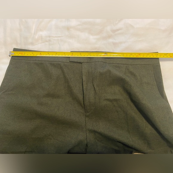 New dark green wool blend Ellen Tracy dress pants size 16 - Picture 13 of 15